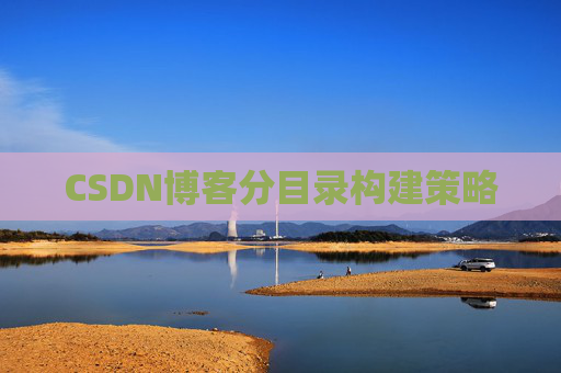 CSDN博客分目录构建策略